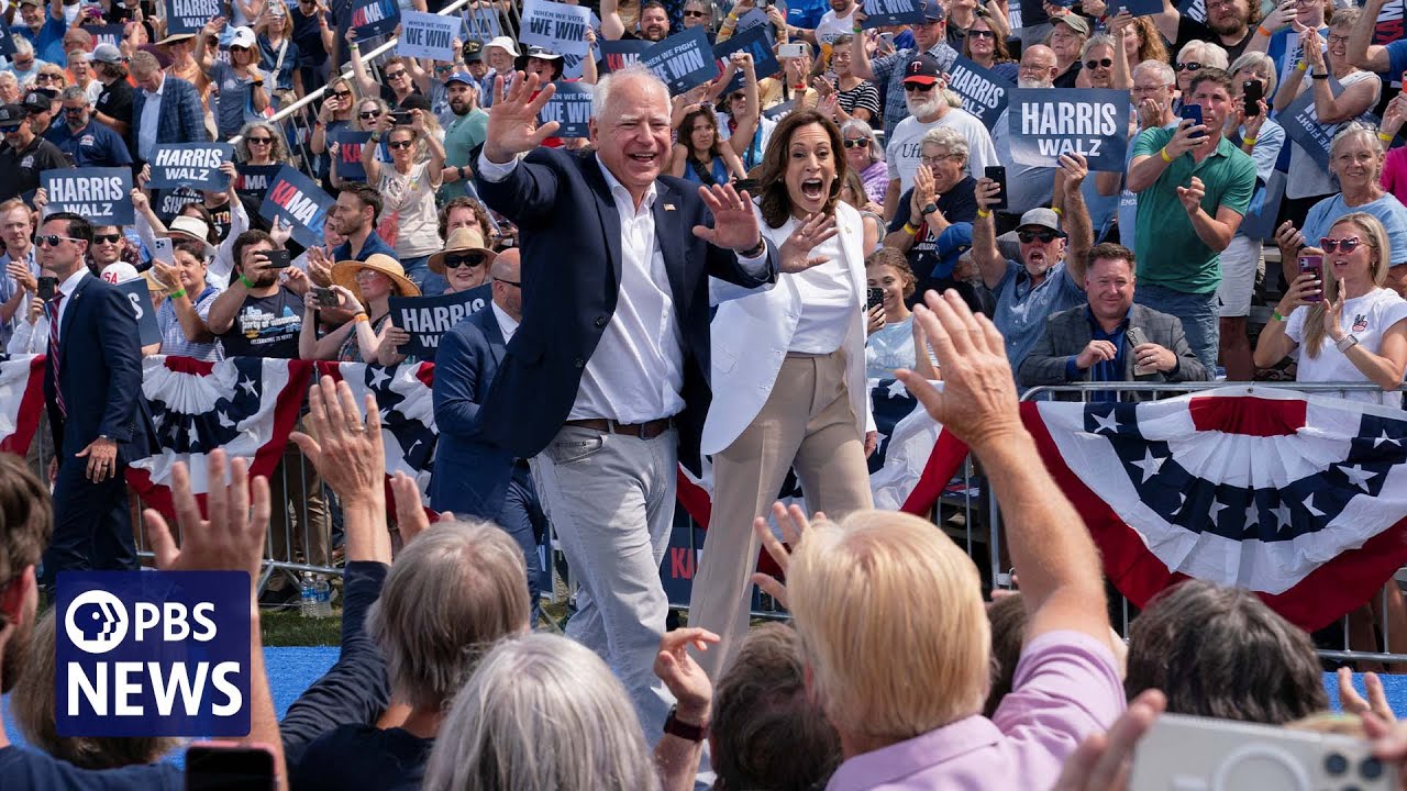 WATCH LIVE: Harris and Walz speak at campaign event in Las Vegas, N...